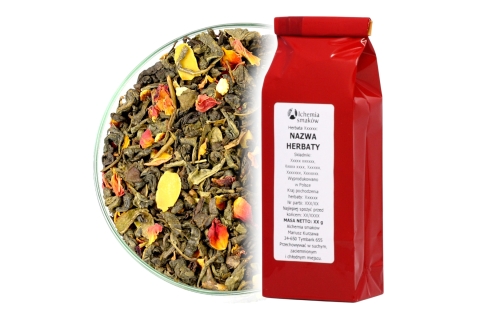 Herbata Zielona ŚWIĄTECZNA GWIAZDKA (OT) (50g) Prezent Na Mikołajki i Święta